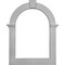 Ekena Millwork Gable Vent Louver Trim, Art Deco Style use with GVCA22X32, 22"IW x 32"IH x 3"P GVCAT32X22 - alternate 1